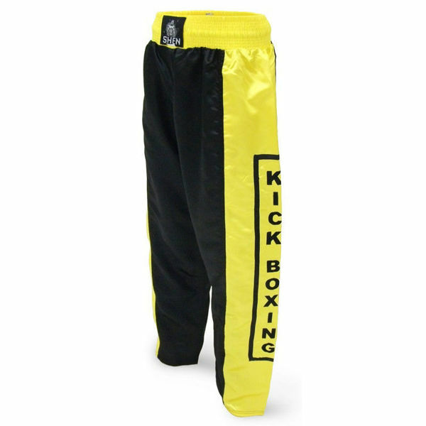 Picture of Kickboxing Pants Black/Yellow