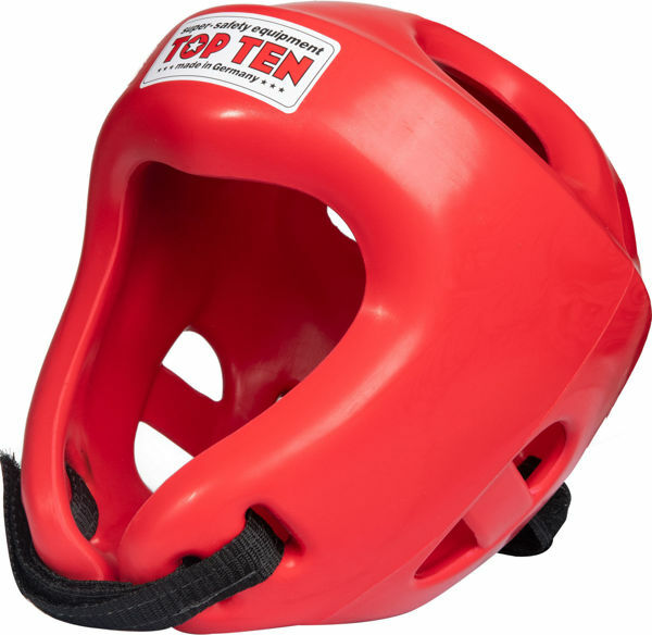 Picture of Head Guard Top Ten Red Large